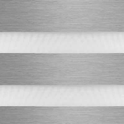 1pc Blackout Cordless Roller Zebra Shade Gray - Lumi Home Furnishings 7 1pc Blackout Cordless Roller Zebra Shade Gray - Lumi Home Furnishings - Image 5