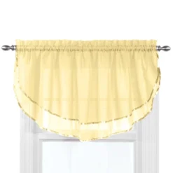 Collections Etc Elegance Sheer Ascot Window Valance, Allows Light To Enter While Maintaining Privacy - Decorative Accent For Any Room In -Home Improvement Store GUEST aaa428bd 8f11 4ce3 8975 b272ec604640