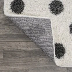 Pere Modern Charcoal Dot Shag Area Rug - JONATHAN Y -Home Improvement Store GUEST ac56f128 5634 4966 9dd6 1ce8bf62660f