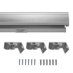 1pc Blackout Cordless Roller Zebra Shade Gray - Lumi Home Furnishings 16 1pc Blackout Cordless Roller Zebra Shade Gray - Lumi Home Furnishings -Home Improvement Store GUEST ac6440de 2f20 4d35 a515 c10577553c05