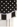 Glory Dotty Style High Quality 3" Rod Pocket Valance 50" X 16" Black By RLF Home -Home Improvement Store GUEST acbadd48 5b94 4621 b988 bbd3de20884c