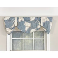 Calla Suspender 3in Rod Pocket Ribbon Ties Window Valance 50in X 16in By RLF Home 8 Calla Suspender 3in Rod Pocket Ribbon Ties Window Valance 50in X 16in By RLF Home -Home Improvement Store GUEST ad565ce4 b480 453f 88b6 2304cbd0a0ed