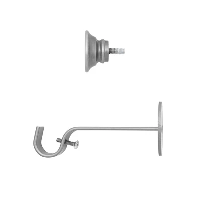 Shaker Curtain Rod - Elrene Home Fashions 4 Shaker Curtain Rod - Elrene Home Fashions - Image 2