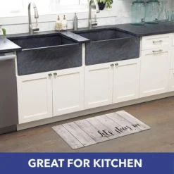 J&V TEXTILES Anti Fatigue Kitchen Mat Cushioned Anti Fatigue, Non Slip Waterproof Mat Standing Desk, 20x36x1/2 Inches (Let's Stay In) 7 J&V TEXTILES Anti Fatigue Kitchen Mat Cushioned Anti Fatigue, Non Slip Waterproof Mat Standing Desk, 20x36x1/2 Inches (Let's Stay In) -Home Improvement Store GUEST af5fe9a1 b388 451b 8a6e ef1335749140