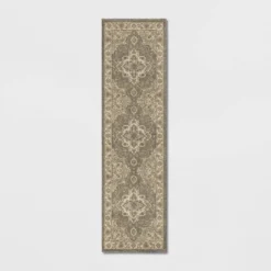 Medallion Jewel Boarder Persian Rug Cream/Gray - Threshold 11 Medallion Jewel Boarder Persian Rug Cream/Gray - Threshold -Home Improvement Store GUEST b042792a a048 45b9 9a12 db0cfc170a5c