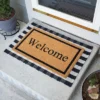 BirdRock Home Layered Welcome Mat With Vinyl Backing For Door Entryway 24 X 36 1 BirdRock Home Layered Welcome Mat With Vinyl Backing For Door Entryway 24 X 36 -Home Improvement Store GUEST b04e438b c7ed 41b9 9181 ea4531ef7f3b