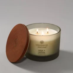 Glass Jar Candle Relax + Restore - Mind & Body By Chesapeake Bay Candle -Home Improvement Store GUEST b0b11a42 0add 45a1 a00b b09ea94ca093
