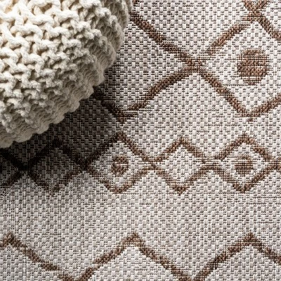 Nokat Modern Bohemian Inspired Indoor/Outdoor Area Rug - JONATHAN Y 4 Nokat Modern Bohemian Inspired Indoor/Outdoor Area Rug - JONATHAN Y - Image 2