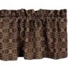 Home Collections By Raghu Marshfield Jacquard Black Valance, 72x15.5 -Home Improvement Store GUEST b1352983 72df 48c9 9f9b 961b1d83912d
