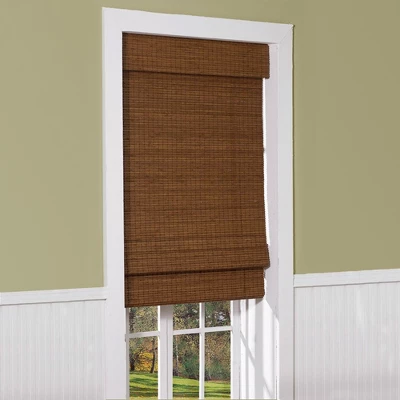 Radiance Cape Cod 32.5-in Cordless Maple Roman Shade 5 Radiance Cape Cod 32.5-in Cordless Maple Roman Shade - Image 3
