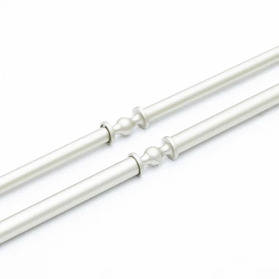 Kenney Mission 3/4" Decorative Bay Window Double Curtain Rod 4 Kenney Mission 3/4" Decorative Bay Window Double Curtain Rod - Image 2