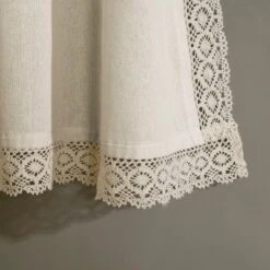 Lush Décor Rosalie Window Curtain Panels Ivory 54X45 Set -Home Improvement Store GUEST b1c1ba69 434f 4520 a98e 9755f7927d08