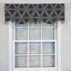 RLF Home 100% Cotton Zircon Regal With Poly/Cotton Ivory Lining Rod Pocket Valance 50" X 16" Silver -Home Improvement Store GUEST b1d50bec 1c84 4394 8063 4732a1914de1