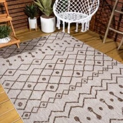 Nokat Modern Bohemian Inspired Indoor/Outdoor Area Rug - JONATHAN Y 18 Nokat Modern Bohemian Inspired Indoor/Outdoor Area Rug - JONATHAN Y -Home Improvement Store GUEST b24b365d 10dd 4e06 b88e 4f4bf29485bc