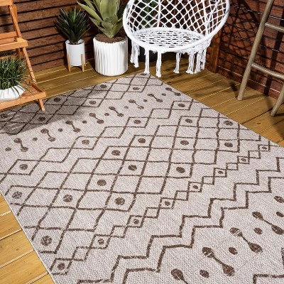 Nokat Modern Bohemian Inspired Indoor/Outdoor Area Rug - JONATHAN Y 8 Nokat Modern Bohemian Inspired Indoor/Outdoor Area Rug - JONATHAN Y - Image 6