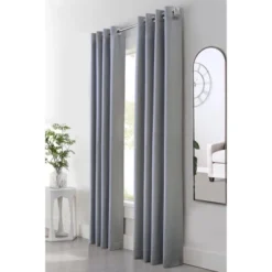 Habitat Margaret Light Filtering Provide Daytime Privacy Woven Textured Pattern Grommet Curtain Panel Grey 9 Habitat Margaret Light Filtering Provide Daytime Privacy Woven Textured Pattern Grommet Curtain Panel Grey -Home Improvement Store GUEST b2fac3bc edf7 480c add5 369514cc9450