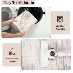 8x10 Rugs Non-Slip ¨C Modern Boho Abstract Area Rug Stain-Resistant Low Pile Carpet | Machine Washable Ivory Accent Rug With TPR Backing -Home Improvement Store GUEST b43f628a 49be 4878 8cb2 49e1665e6fdf