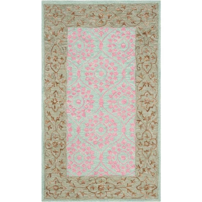 Mina Leaf Hooked Rug - Safavieh 6 Mina Leaf Hooked Rug - Safavieh - Image 4