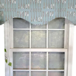 RLF Home Paddle Away Cornice 100% Cotton With Fully Lined 3" Rod Pocket Valnance For Windows 50" X 17" Spa 8 RLF Home Paddle Away Cornice 100% Cotton With Fully Lined 3" Rod Pocket Valnance For Windows 50" X 17" Spa -Home Improvement Store GUEST b46d289a 55b5 4568 8405 065a94336f61