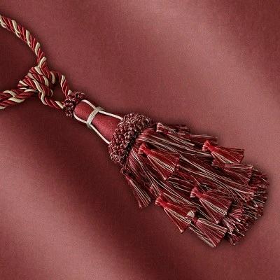 Charlotte Decorative Tassel Window Curtain Tieback - 24" - Elrene Home Fashions 7 Charlotte Decorative Tassel Window Curtain Tieback - 24" - Elrene Home Fashions - Image 5