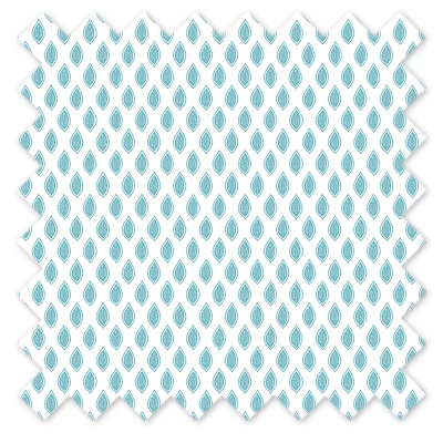 Bacati - Isabella Leaves Aqua/Lilac/Purple Window Valance 5 Bacati - Isabella Leaves Aqua/Lilac/Purple Window Valance - Image 3