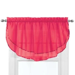 Collections Etc Elegance Sheer Ascot Window Valance, Allows Light To Enter While Maintaining Privacy - Decorative Accent For Any Room In -Home Improvement Store GUEST b64bd23e b7f7 4645 b6b0 800b33f0cd92