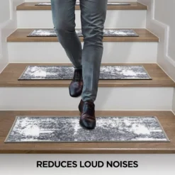 World Rug Gallery Distressed Contemporary Bohemian Non-Slip Stair Treads 13 World Rug Gallery Distressed Contemporary Bohemian Non-Slip Stair Treads -Home Improvement Store GUEST b7feab11 621c 461a b30f 8a11e9c87a8d