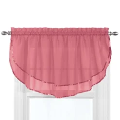 Collections Etc Elegance Sheer Ascot Window Valance, Allows Light To Enter While Maintaining Privacy - Decorative Accent For Any Room In -Home Improvement Store GUEST b818f477 62e8 493e 81cd a353c957a13c