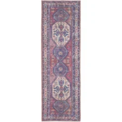 Nicole Curtis Machine Washable Bordered Southwestern Indoor Rug -Home Improvement Store GUEST b9f15ee4 5fb1 413d bfe6 16bf0abe310b