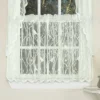 Sweet Home Collection | Knit Lace Polyester SongBird Motif Kitchen Window Curtain