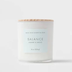 Wood Lidded Glass Wellness Balance Candle - Threshold™ 9 Wood Lidded Glass Wellness Balance Candle - Threshold™ -Home Improvement Store GUEST ba33a712 444b 4057 862e bbdc94a2d212
