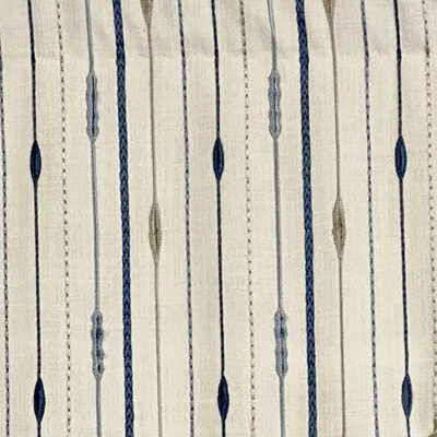 Go Getter Cornice 3" Rod Pocket Window Valance 50" X 17" Blue By RLF Home 4 Go Getter Cornice 3" Rod Pocket Window Valance 50" X 17" Blue By RLF Home - Image 2