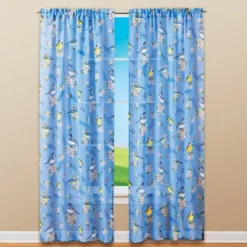 Collections Etc Sheer Bird Curtain Panel