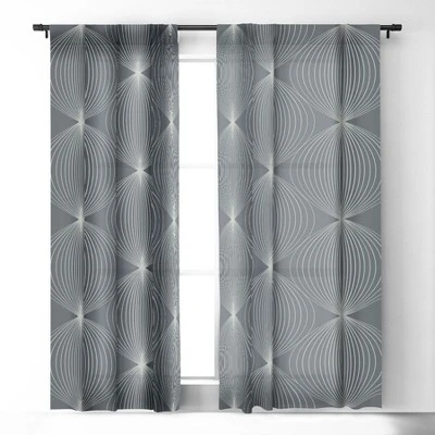 Color Poems Geometric Orb Pattern IX 50" X 84" Single Panel Room Darkening Window Curtain - Society6 3 Color Poems Geometric Orb Pattern IX 50" X 84" Single Panel Room Darkening Window Curtain - Society6