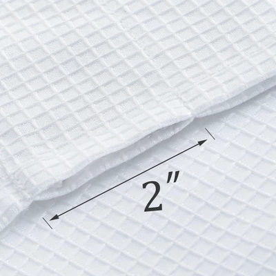 Trinity Waffle Weave Textured Solid Curtains For Bathroom Kitchen Cafe 6 Trinity Waffle Weave Textured Solid Curtains For Bathroom Kitchen Cafe - Image 4