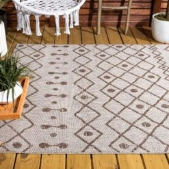 Nokat Modern Bohemian Inspired Indoor/Outdoor Area Rug - JONATHAN Y 17 Nokat Modern Bohemian Inspired Indoor/Outdoor Area Rug - JONATHAN Y -Home Improvement Store GUEST be42cd44 207c 4f18 9301 8aa106c6b15d