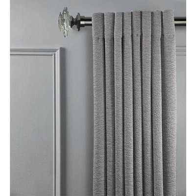 Linen Avenue Glass Square Single And Double Window Curtain Rod Set 5 Linen Avenue Glass Square Single And Double Window Curtain Rod Set - Image 3