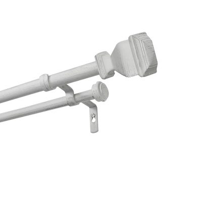 Exclusive Home Napoleon Double Curtain Rod And Finial Set 4 Exclusive Home Napoleon Double Curtain Rod And Finial Set - Image 2