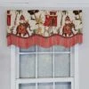 RLF Home Madhubala Glory Pattern "B" Elephant On Sides Window Treatment Valance 3" Rod Pocket 50" X 16" Spice Red -Home Improvement Store GUEST c0b376f5 6a52 44f8 ac69 ede4b567329b