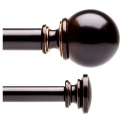 Loft By Umbra Ball Double Curtain Rod - Bronze -Home Improvement Store GUEST c13dc6f1 ecd8 4c59 aebd 53d8aa1eac20