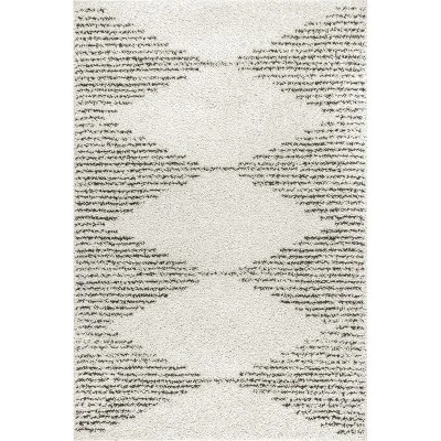 NuLOOM Scarlette Abstract Diamond Shag Area Rug 9 NuLOOM Scarlette Abstract Diamond Shag Area Rug - Image 7