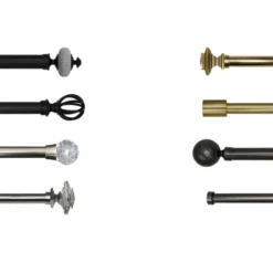 Linen Avenue Brown Marble Single And Double Window Curtain Rod Set -Home Improvement Store GUEST c4b78eac 9320 4f0a a63a 03a7c0adbf46 2