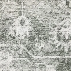 Micah Washable Distressed Oriental Indoor Area Rug Gray/Ivory - Captiv8e Designs -Home Improvement Store GUEST c53f4ed0 85e4 4967 afd7 60f32f03f09d