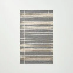 Wool Blend Variegated Stripe Area Rug Dark Gray - Hearth & Hand™ With Magnolia -Home Improvement Store GUEST c629a83d a738 4bab bd2a 06965392a6e8