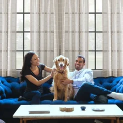 Set Of 2 Twill Striped Anti Dust Sheer Cafe Curtain - Clean Window -Home Improvement Store GUEST c7691b65 a6a0 46ab 857d 7e0da468d73c