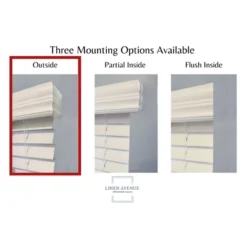 Linen Avenue Cordless Faux Wood Blind, Outside Mount 10 Linen Avenue Cordless Faux Wood Blind, Outside Mount -Home Improvement Store GUEST c848278c d468 400f 9a21 c6bd1828c3e2