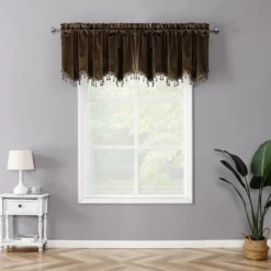 Kate Aurora Royal Living 2 Pack Beaded Tassel Trimmed Rod Pocket Velvet Window Valances 13 Kate Aurora Royal Living 2 Pack Beaded Tassel Trimmed Rod Pocket Velvet Window Valances -Home Improvement Store GUEST c8e1469c f3f3 4acd 813e 9584479b13ac