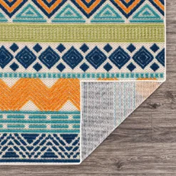 World Rug Gallery Marbella Contemporary Boho Indoor/Outdoor Area Rug -Home Improvement Store GUEST cb7f95fa 3993 44d5 ba5b d997735d9759