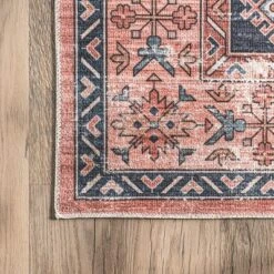 NuLOOM Medallion Bordered Machine Washable Area Rug 15 NuLOOM Medallion Bordered Machine Washable Area Rug -Home Improvement Store GUEST ccda6819 9363 473c ace9 70ac001766a1