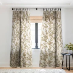 Holli Zollinger Greenwood Linen Single Panel Sheer Window Curtain - Deny Designs -Home Improvement Store GUEST cdb81e04 3e66 406c 8012 3cbe59fda7d9